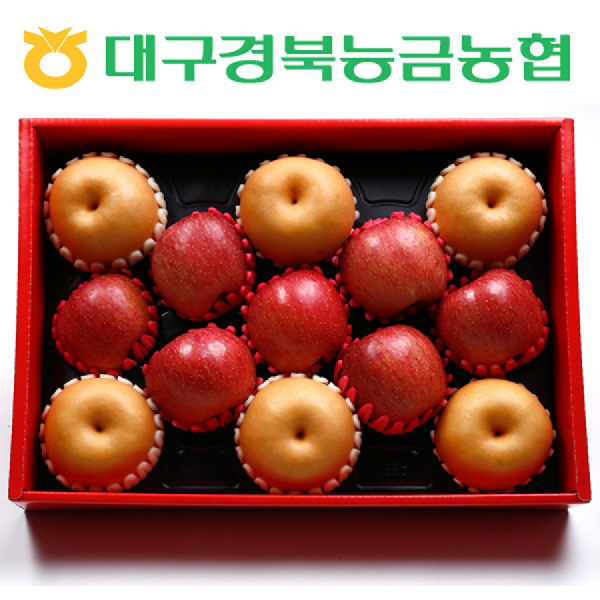 농협몰 대구경북능금농협 사과·배 혼합세트2호 6kg(사과7과, 배6과/대과)