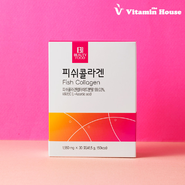 농협몰 [비타민하우스] 뷰티푸드 피쉬 콜라겐 1박스(30포)/저분자 먹는콜라겐
