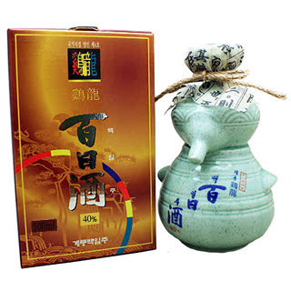 계룡백일주 40도 소주고리(청자색) 500ml 